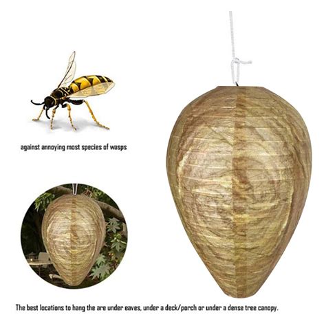 wasp nest decoy hanging deterrent